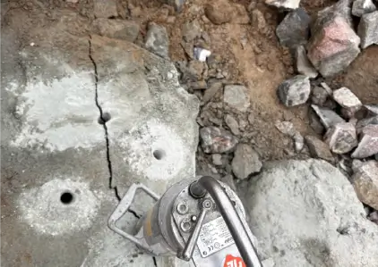 Bergspräckning i Danderyd