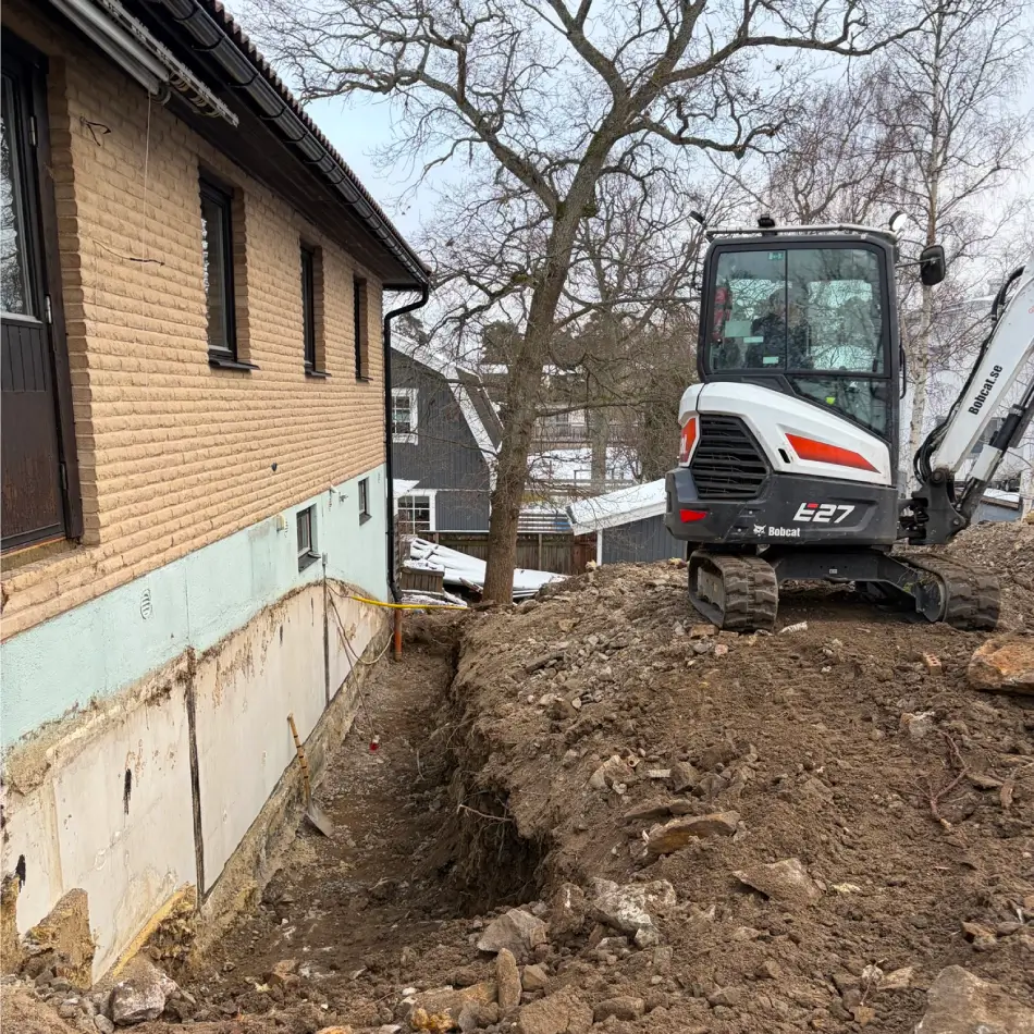 gjutning grund danderyd