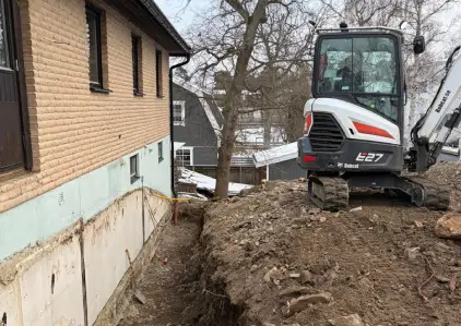 Schaktning i Danderyd