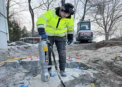 Bergspräckning i Danderyd