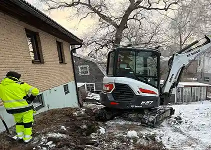 Dränering i Danderyd